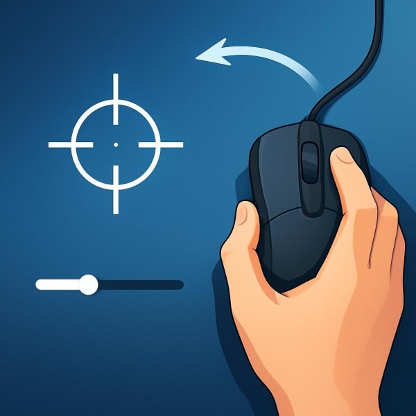FPS aiming illustration